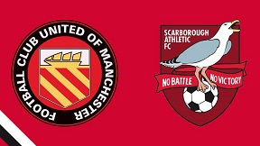 Ten men FC United held at home by Scarborough